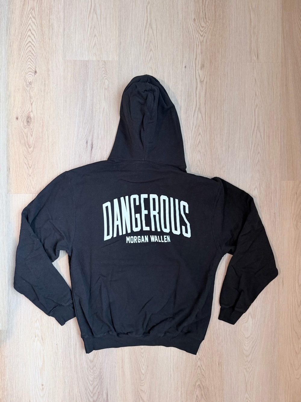 Women's Black Hooded Sweatshirt with Small Chest Emblem